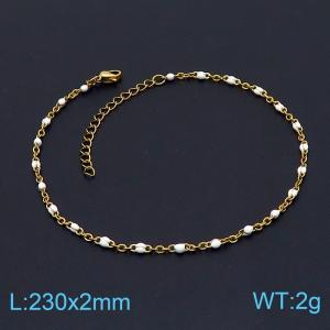 Stainless Steel Anklet - KJ2891-Z