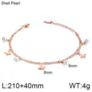 Rose Gold-Plating Anklets - KJ2898-WGMB