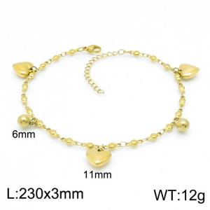 Gold-Plating Anklets - KJ2900-Z