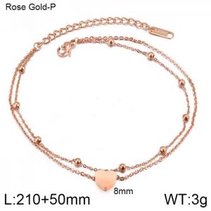Rose Gold-Plating Anklets - KJ2902-WGMB