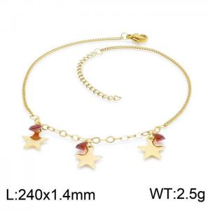 Gold-Plating Anklets - KJ2934-DL