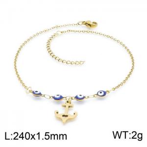 Gold-Plating Anklets - KJ2937-DL