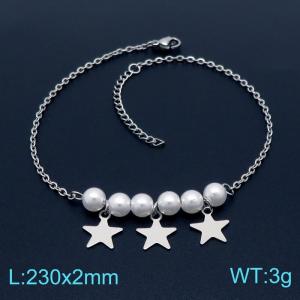 Stainless Steel Anklet - KJ2995-DL