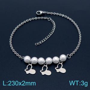 Stainless Steel Anklet - KJ2997-DL