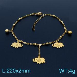 Gold-Plating Anklets - KJ3011-DL