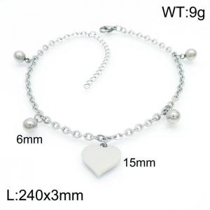 Stainless Steel Anklet - KJ3035-Z