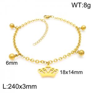 Gold-Plating Anklets - KJ3040-Z