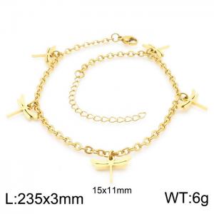 Stainless Steel Anklet - KJ307-Z