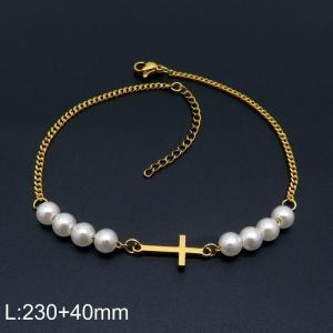 Gold-Plating Anklets - KJ3078-DL