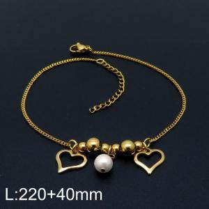 Gold-Plating Anklets - KJ3083-DL