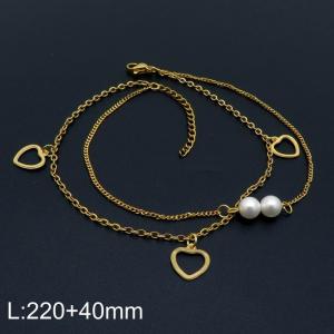 Gold-Plating Anklets - KJ3084-DL