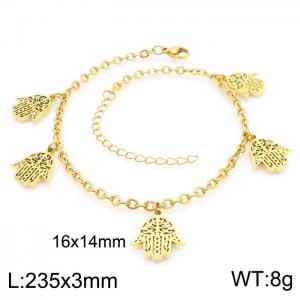 Stainless Steel Anklet - KJ309-Z