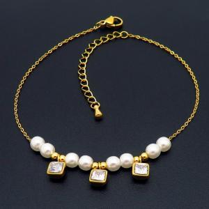 Gold-Plating Anklets - KJ3187-HM