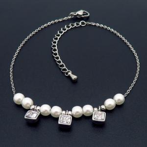 Stainless Steel Anklet - KJ3188-HM