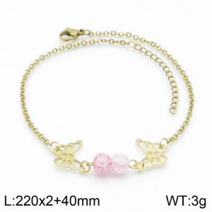 Gold-Plating Anklets - KJ3245-DL