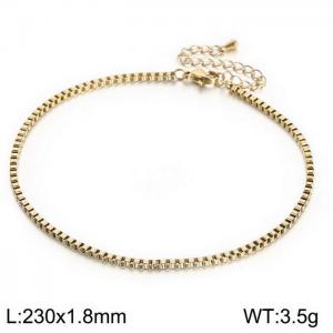 Stainless Steel Anklet - KJ3512-Z