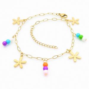 Gold-Plating Anklets - KJ3521-DL