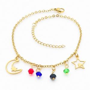 Gold-Plating Anklets - KJ3523-DL