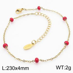 Gold-Plating Anklets - KJ3620-Z