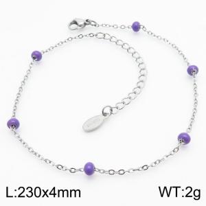 Stainless Steel Anklet - KJ3623-Z