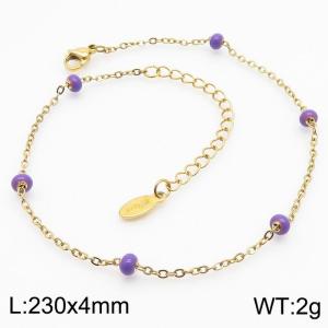 Gold-Plating Anklets - KJ3624-Z