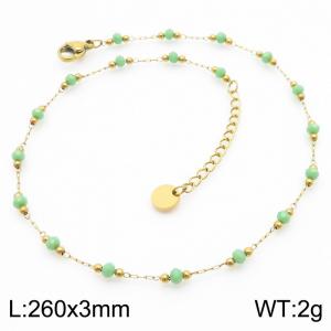 Gold-Plating Anklets - KJ3643-JC