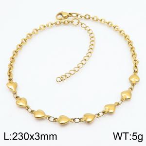 Gold-Plating Anklets - KJ3652-Z