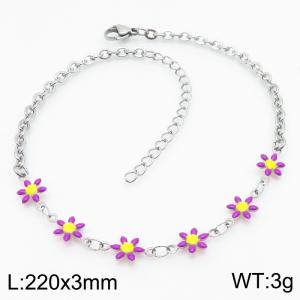 Stainless Steel Anklet - KJ3671-Z