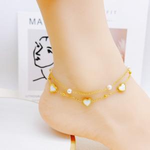 Gold-Plating Anklets - KJ4144-SXSJ
