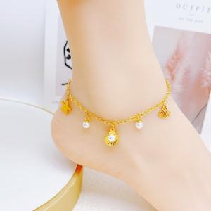 Gold-Plating Anklets - KJ4148-SXSJ