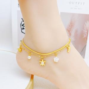 Gold-Plating Anklets - KJ4154-SXSJ
