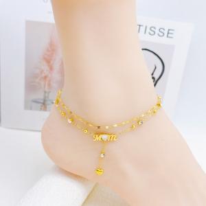 Gold-Plating Anklets - KJ4168-SXSJ