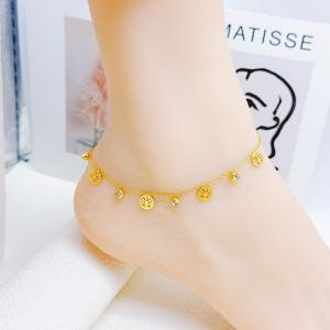 Gold-Plating Anklets - KJ4171-SXSJ