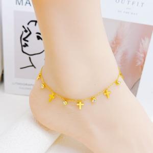 Gold-Plating Anklets - KJ4172-SXSJ