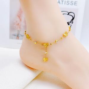 Gold-Plating Anklets - KJ4177-SXSJ