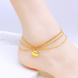 Gold-Plating Anklets - KJ4187-SXSJ