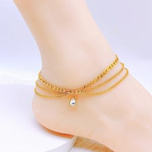 Gold-Plating Anklets - KJ4188-SXSJ