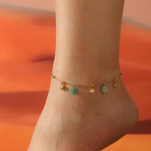 Gold-Plating Anklets - KJ4189-SXSJ