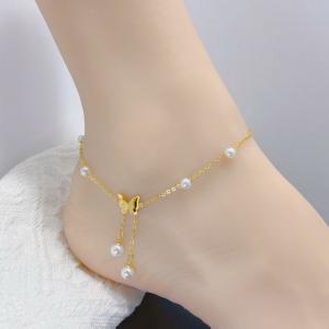 Gold-Plating Anklets - KJ4222-SXSJ