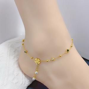 Gold-Plating Anklets - KJ4227-SXSJ