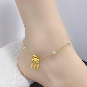 Gold-Plating Anklets - KJ4228-SXSJ