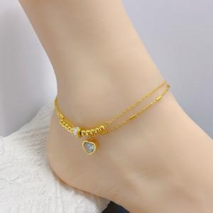 Gold-Plating Anklets - KJ4229-SXSJ