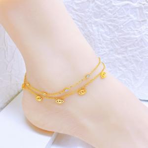 Gold-Plating Anklets - KJ4251-SXSJ