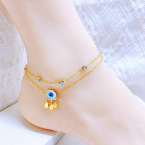 Gold-Plating Anklets - KJ4253-SXSJ