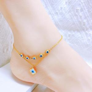 Gold-Plating Anklets - KJ4268-SXSJ