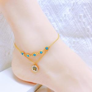 Gold-Plating Anklets - KJ4274-SXSJ