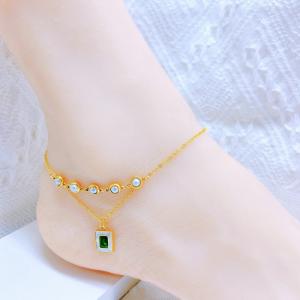 Gold-Plating Anklets - KJ4275-SXSJ