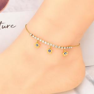 Gold-Plating Anklets - KJ4276-SXSJ