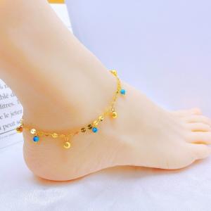 Gold-Plating Anklets - KJ4277-SXSJ
