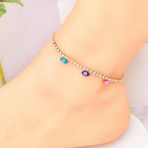 Gold-Plating Anklets - KJ4278-SXSJ